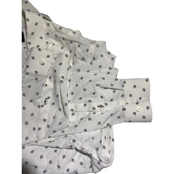 Express Men’s patterned button‑up shirt – Size S - Picture 8 of 9